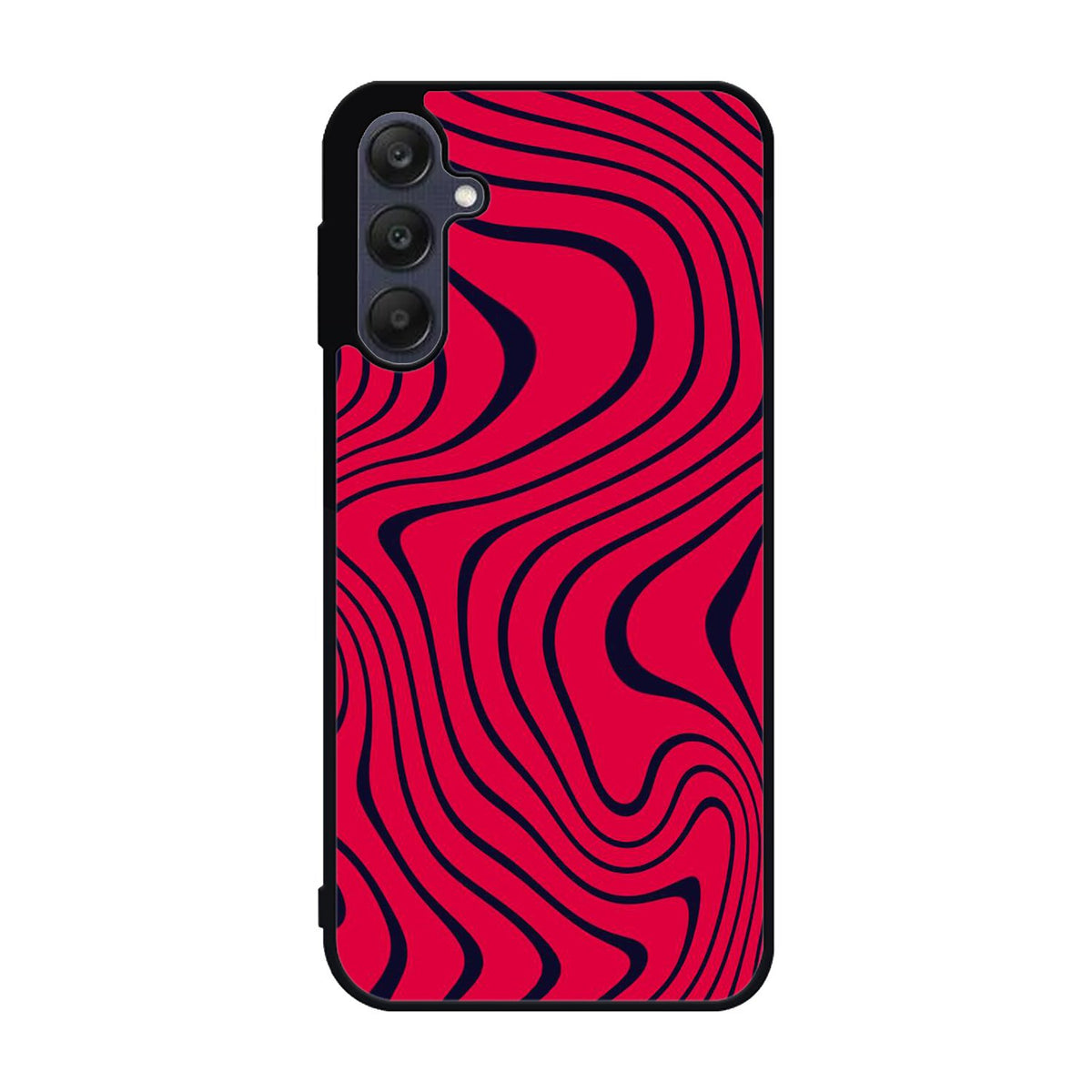 Pewdiepie red and black wavy Samsung Galaxy A25 5G Case BC1021