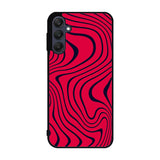 Pewdiepie red and black wavy Samsung Galaxy A25 5G Case BC1021