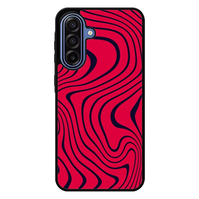 Pewdiepie red and black wavy Samsung Galaxy A17 5G Case BC1021