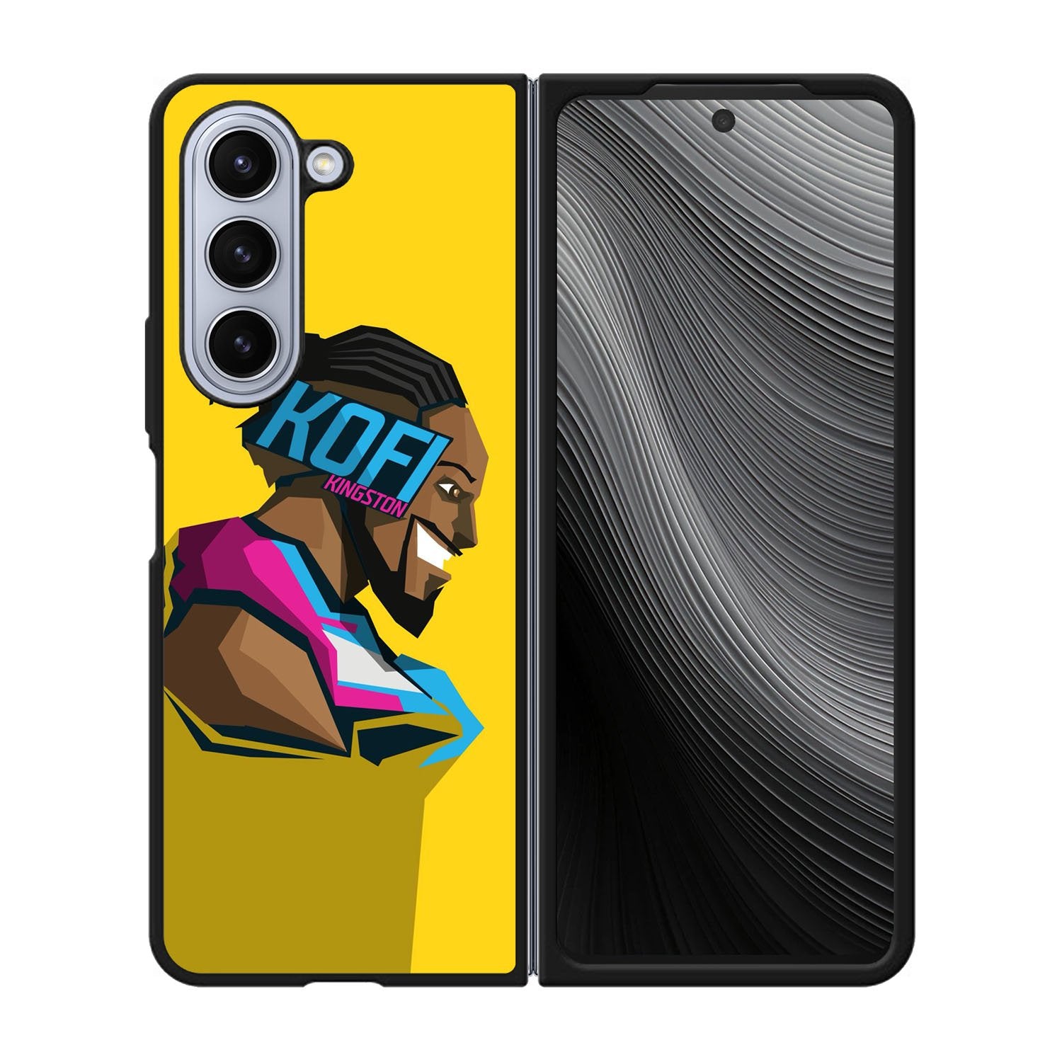 kofi kingston Case Samsung Galaxy z Fold 5 5G BC1025