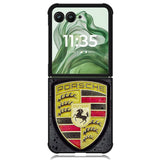 Porsche Logo Z4551 Motorola Moto Razr+ Plus 2024/2025 Case, Motorola Razr 50 Ultra/50s Ultra Case