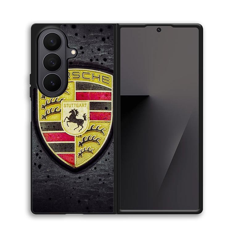 Porsche Logo Z4551 Samsung Galaxy Z Fold 7 Case