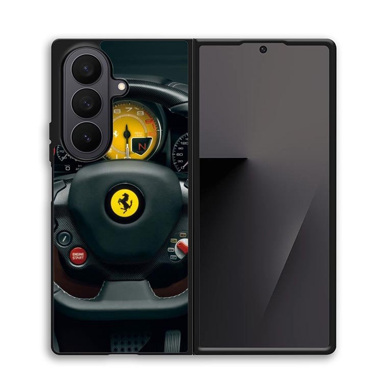Red Ferrari Logo Z4552 Samsung Galaxy Z Fold 7 Case