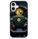 Red Ferrari Logo Z4552 iPhone 16 Plus Case