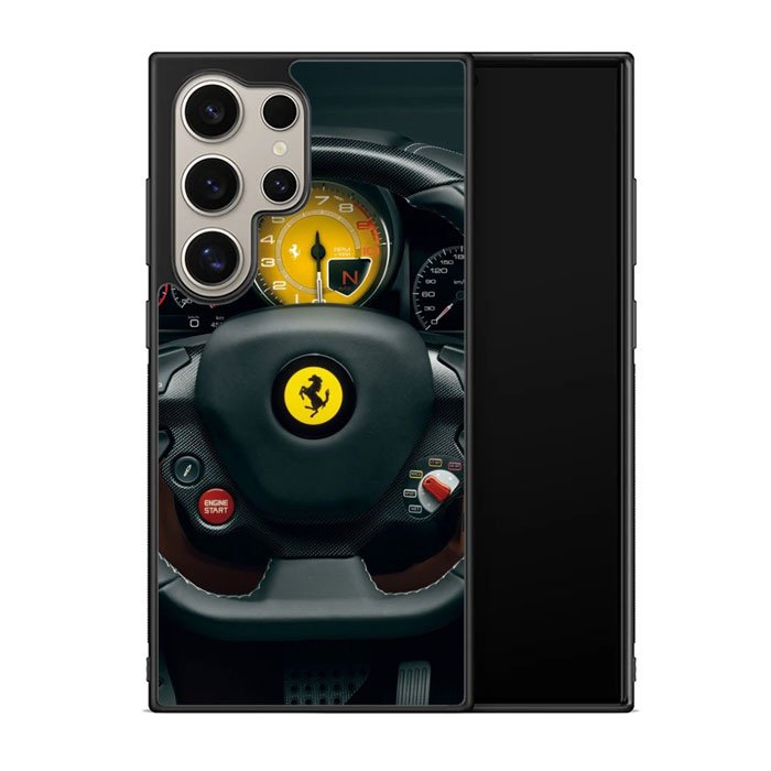Red Ferrari Logo Z4552 Samsung Galaxy S24 Ultra 5G Case