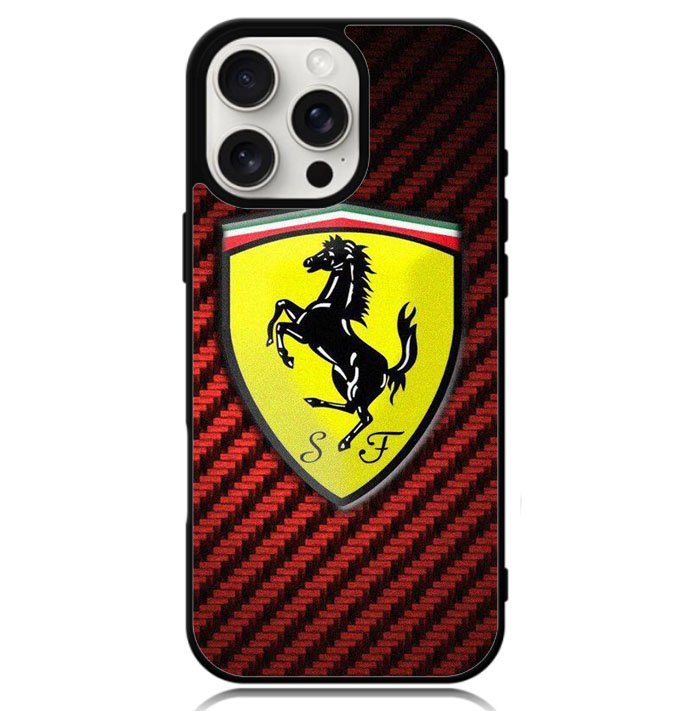 ferrari Logo Z4554 iPhone 16 Pro Max Case