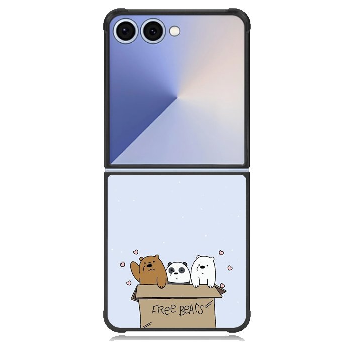 Free we bare bears Z4592 Samsung Galaxy Z Flip 7 Case