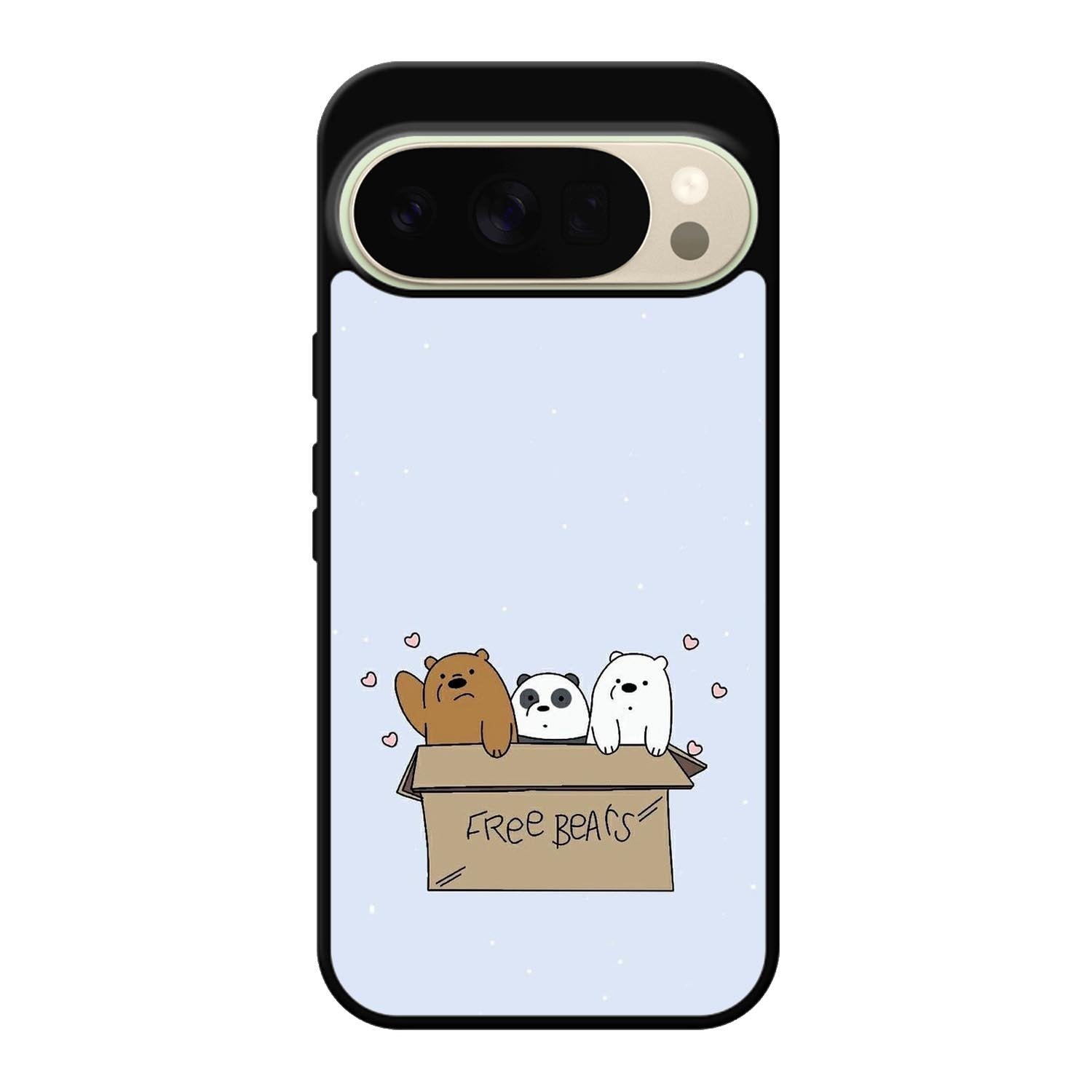 Free we bare bears Z4592 Google Pixel 10 Pro Case