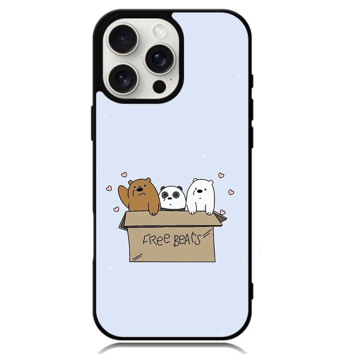 Free we bare bears Z4592 iPhone 16 Pro Case