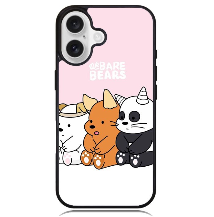 Cute we bare bears Z4593 iPhone 16 Plus Case