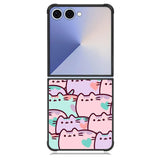 pusheen pattern Z4602 Samsung Galaxy Z Flip 7 Case