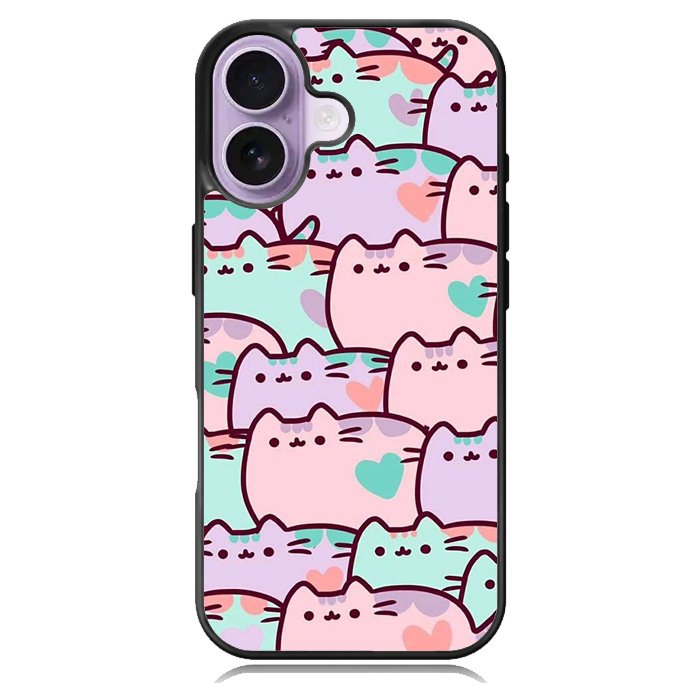 pusheen pattern Z4602 iPhone 17 Case