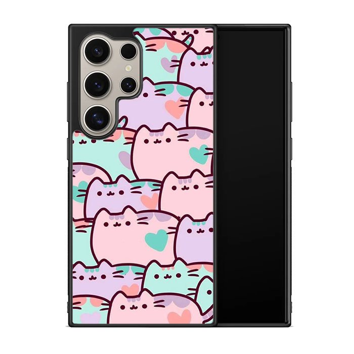 pusheen pattern Z4602 Samsung Galaxy S24 Ultra 5G Case