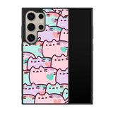 pusheen pattern Z4602 Samsung Galaxy S24 Ultra 5G Case