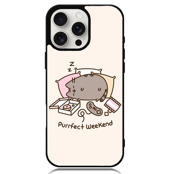 pusheen cat Case iPhone 16 Pro BC1035