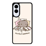 pusheen cat Samsung Galaxy S25 Edge Case BC1035