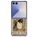New Monkey D Luffy bounty poster Z4605 Samsung Galaxy Z Flip 7 Case