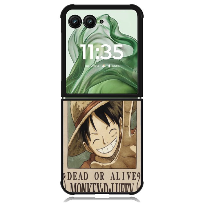 New Monkey D Luffy bounty poster Z4605 Motorola Moto Razr+ Plus 2024/2025 Case, Motorola Razr 50 Ultra/50s Ultra Case