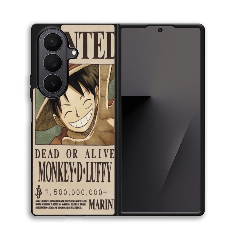 New Monkey D Luffy bounty poster Z4605 Samsung Galaxy Z Fold 7 Case