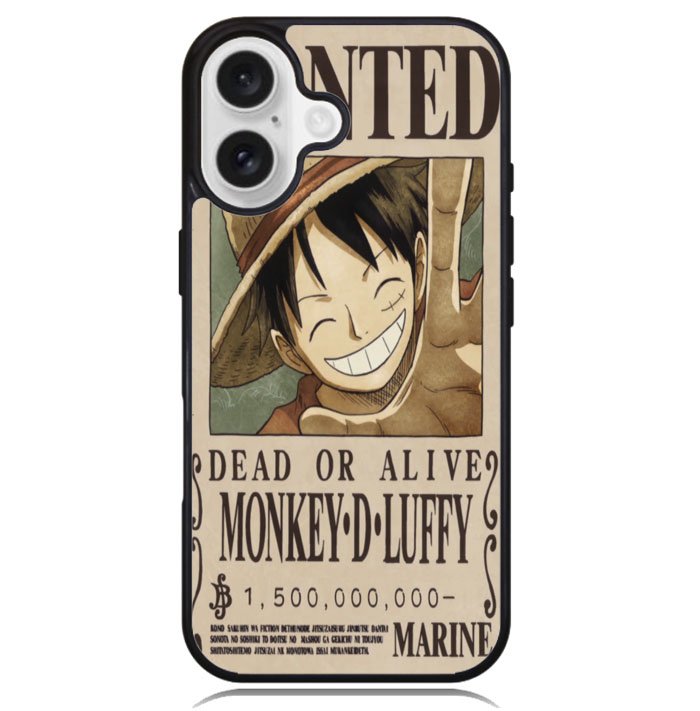 New Monkey D Luffy bounty poster Z4605 iPhone 16 Case