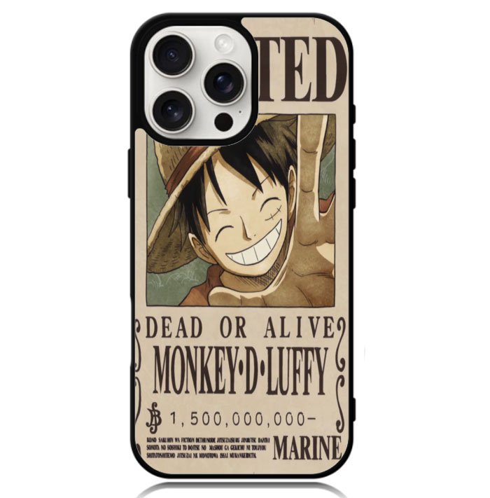 New Monkey D Luffy bounty poster Z4605 iPhone 16 Pro Max Case