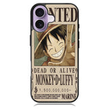 New Monkey D Luffy bounty poster Z4605 iPhone 17 Case