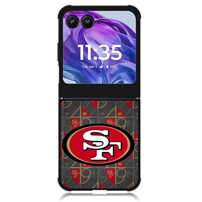 San Francisco 49Ers Logo 12th Motorola Moto Razr 2024 , Moto Razr 50 Case