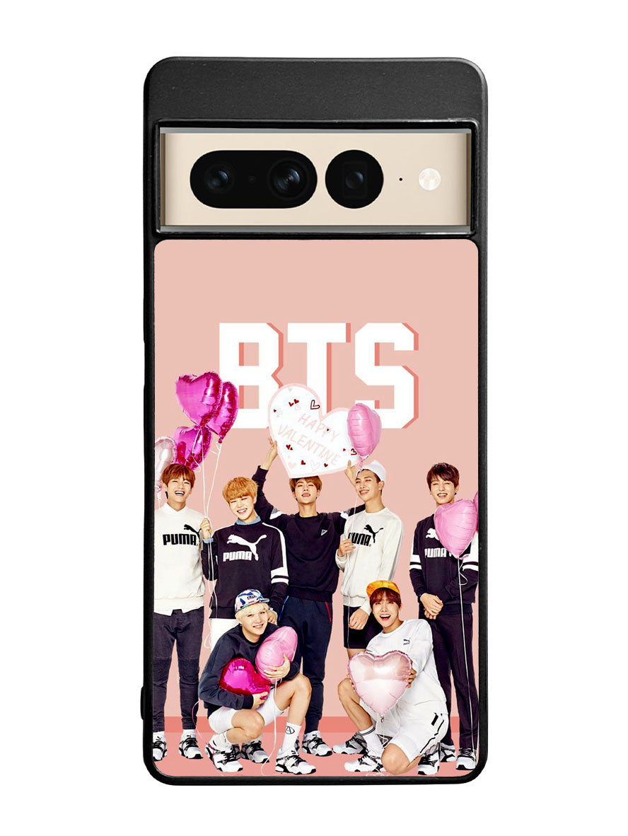 BTS Pink Google Pixel 7 Pro Case