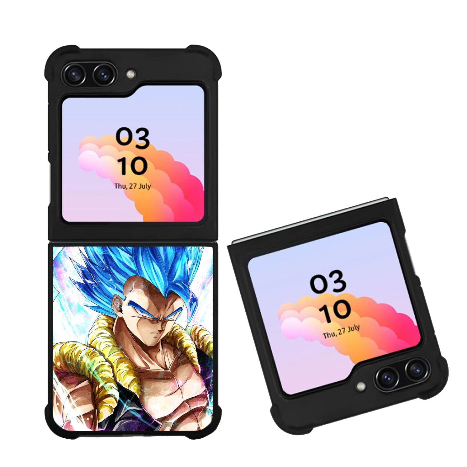 Gogeta Blue Art Dragon Ball Case Samsung Galaxy Z Flip 5 5G BC1041
