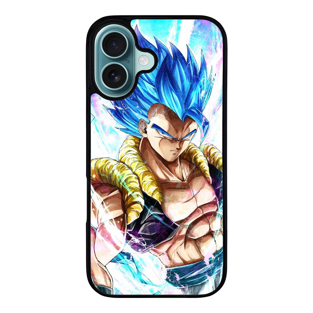 Gogeta Blue Art Dragon Ball Case iPhone 16 Plus BC1041