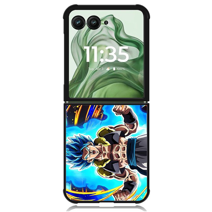 Gogeta Super Saiyan Blue Dragon Ball Super Z4712 Motorola Moto Razr+ Plus 2024/2025 Case, Motorola Razr 50 Ultra/50s Ultra Case