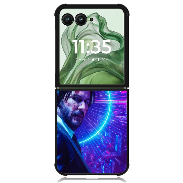 john wick 3 parabellum Z4804 Motorola Moto Razr+ Plus 2024/2025 Case, Motorola Razr 50 Ultra/50s Ultra Case