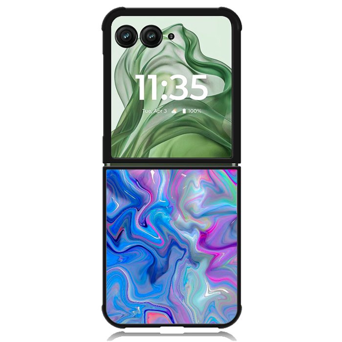 hologram holographic Z5000 Motorola Moto Razr+ Plus 2024/2025 Case, Motorola Razr 50 Ultra/50s Ultra Case
