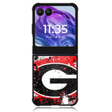 university of georgia bulldogs Logo 2nd Motorola Moto Razr 2024 , Moto Razr 50 Case