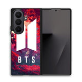BTS Logo Z5024 Samsung Galaxy Z Fold 7 Case