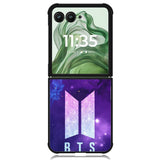 BTS Galaxy Logo Z5025 Motorola Moto Razr+ Plus 2024/2025 Case, Motorola Razr 50 Ultra/50s Ultra Case