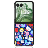 bt21 pattern Z5048 Motorola Moto Razr+ Plus 2024/2025 Case, Motorola Razr 50 Ultra/50s Ultra Case