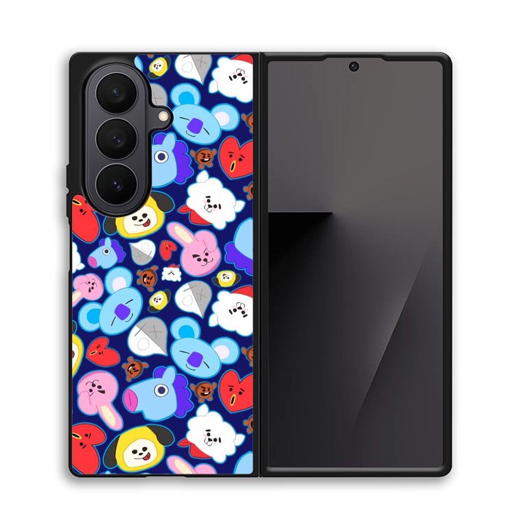 bt21 pattern Z5048 Samsung Galaxy Z Fold 7 Case