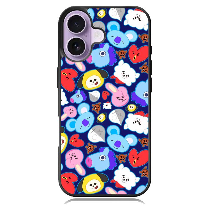 bt21 pattern Z5048 iPhone 17 Case