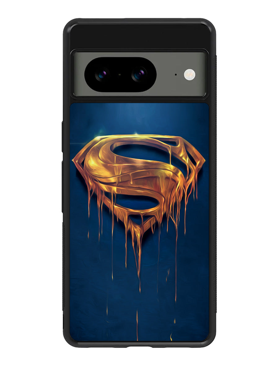 Superman gold Logo Google Pixel 8a Case