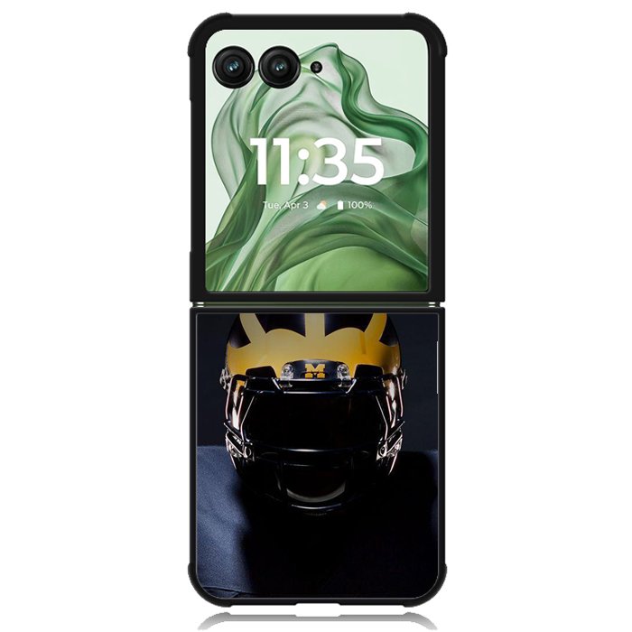 michigan wolverines Z5054 Motorola Moto Razr+ Plus 2024/2025 Case, Motorola Razr 50 Ultra/50s Ultra Case