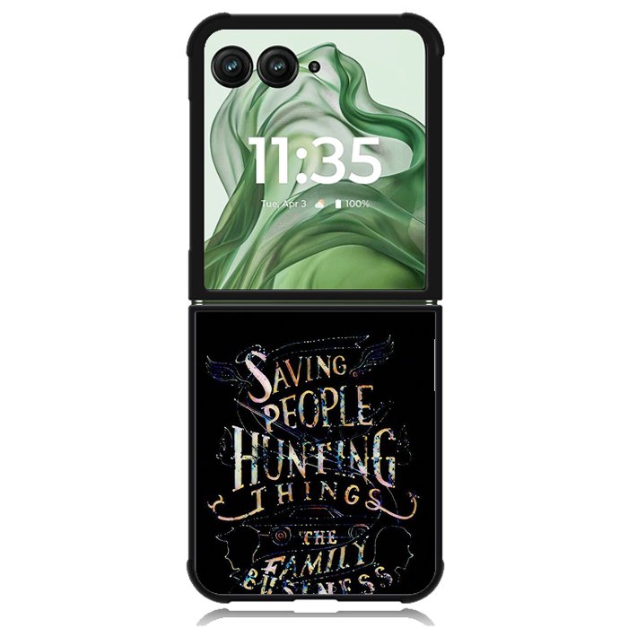 supernatural quotes Z5056 Motorola Moto Razr+ Plus 2024/2025 Case, Motorola Razr 50 Ultra/50s Ultra Case
