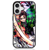 tanjirou kimetsu no yaiba Z5061 iPhone 16 Plus Case
