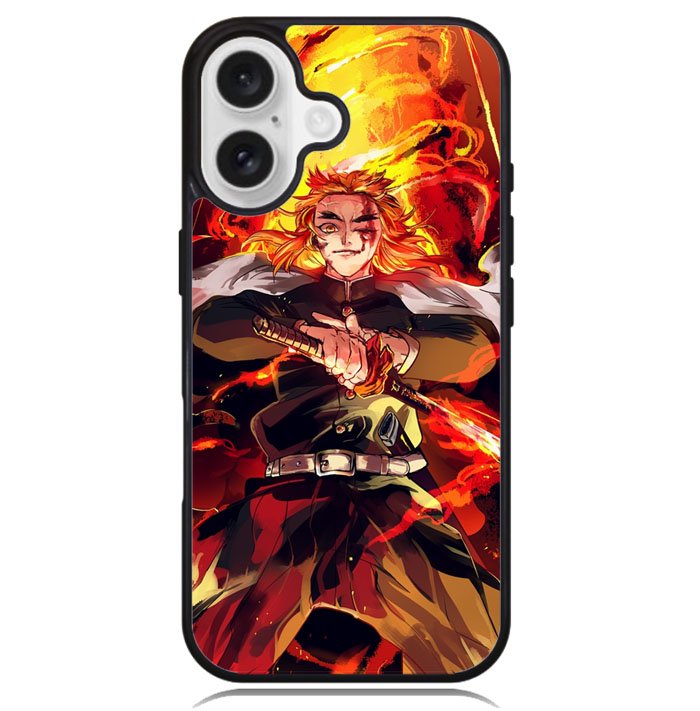 kimetsu no yaiba kyojuro Z5067 iPhone 16 Plus Case