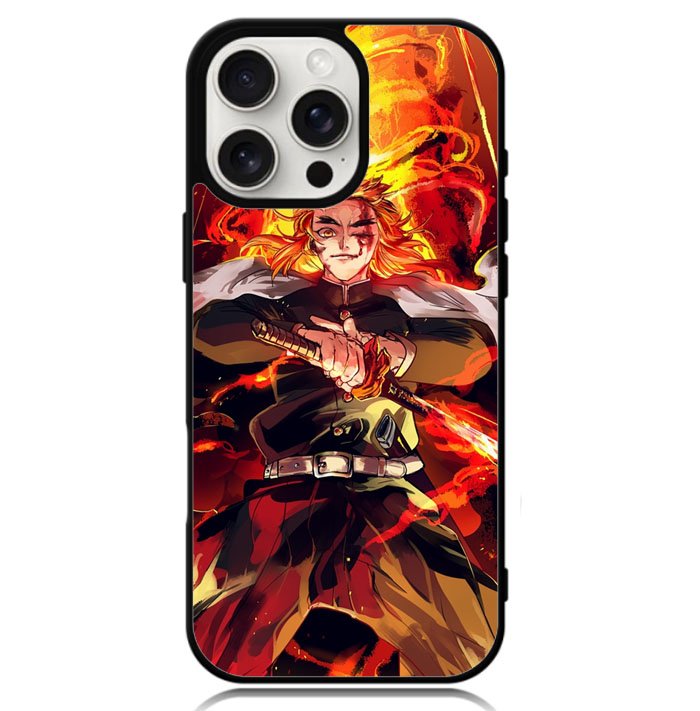 kimetsu no yaiba kyojuro Z5067 iPhone 16 Pro Max Case