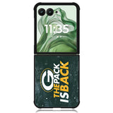green bay packers Z5095 Motorola Moto Razr+ Plus 2024/2025 Case, Motorola Razr 50 Ultra/50s Ultra Case