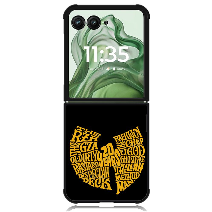 wu tang clan Logo Z5115 Motorola Moto Razr+ Plus 2024/2025 Case, Motorola Razr 50 Ultra/50s Ultra Case