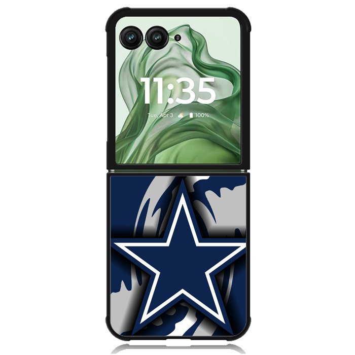 Dallas Cowboys Z5117 Motorola Moto Razr+ Plus 2024/2025 Case, Motorola Razr 50 Ultra/50s Ultra Case
