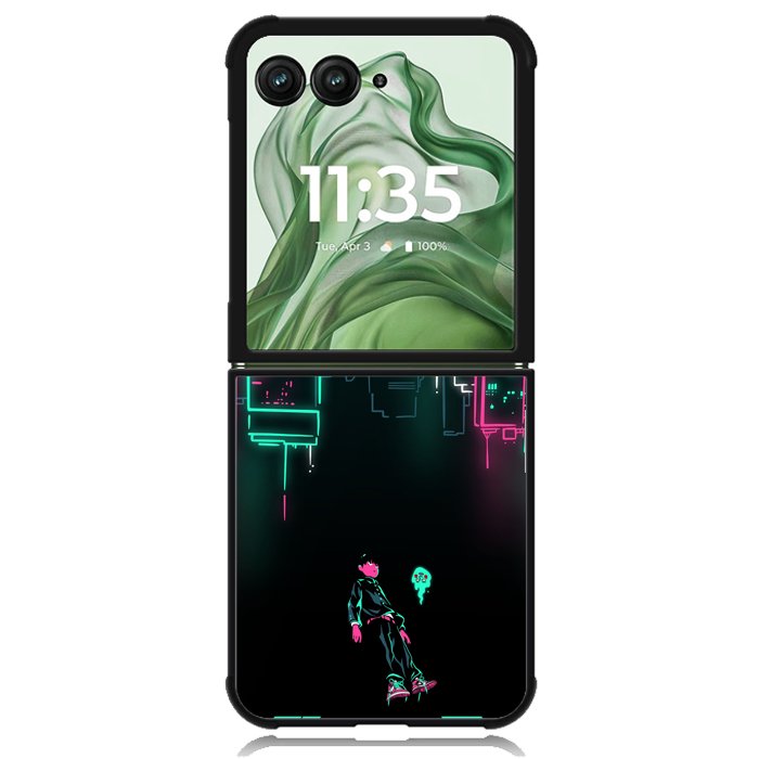 Mob psycho Z5153 Motorola Moto Razr+ Plus 2024/2025 Case, Motorola Razr 50 Ultra/50s Ultra Case