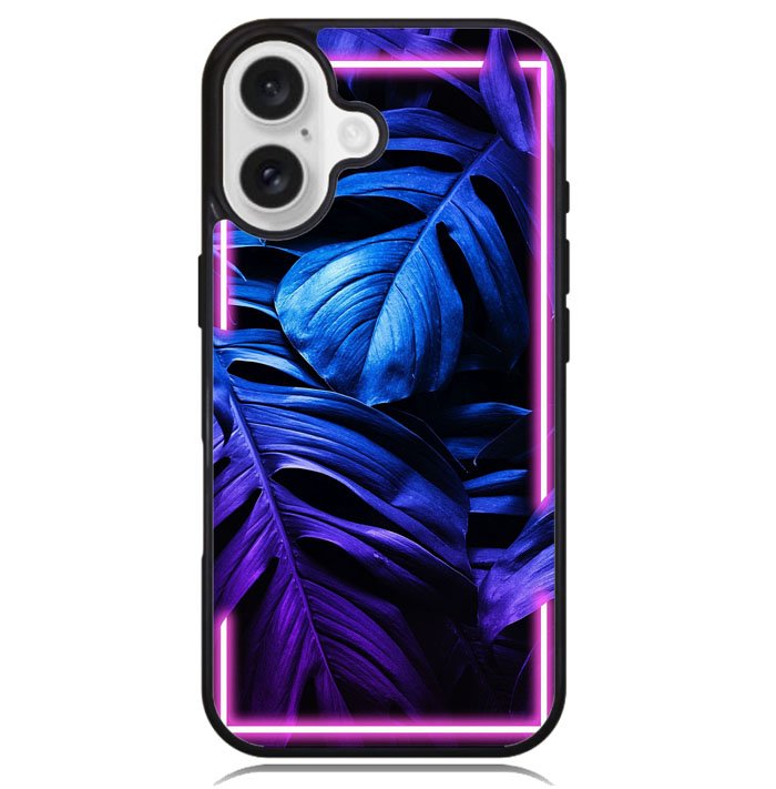 monstera neon Z8000 iPhone 16 Plus Case
